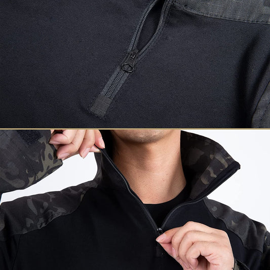 Military Airsoft G3 long Sleeve With elbow pads