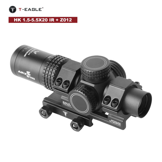 March HK 1.5-5.5x20IR Airsoft Scope - Tactical Air Rifle Optical Sight.