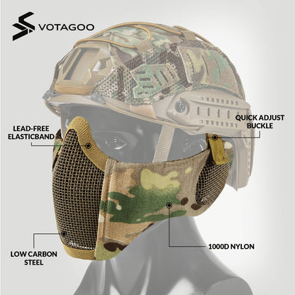 VOTAGOO® Airsoft Mesh Mask