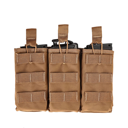 MOLLE Compatible Airsoft Gear Triple Tactical Mag Pouch