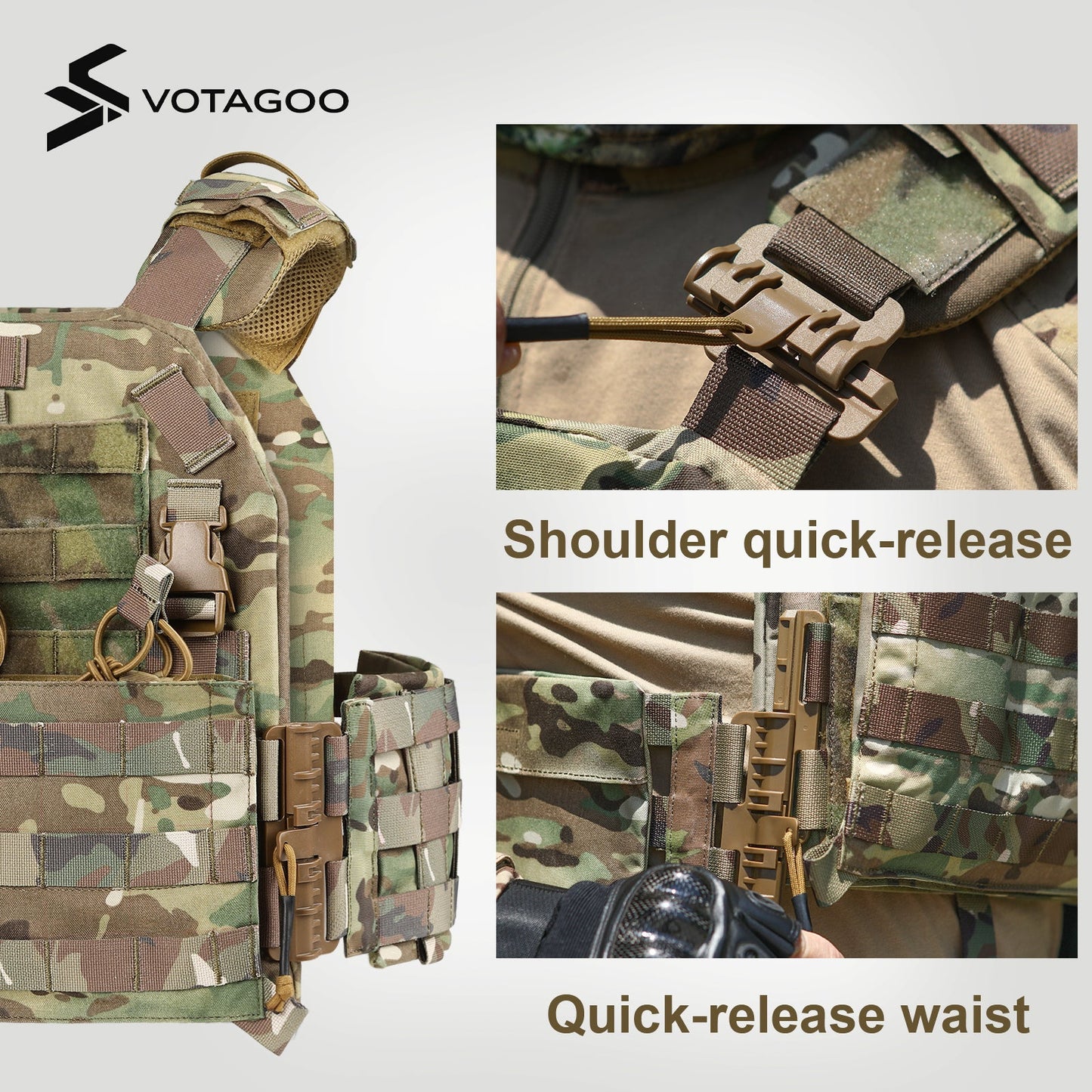 VOTAGOO® Airsoft Tactical Vests