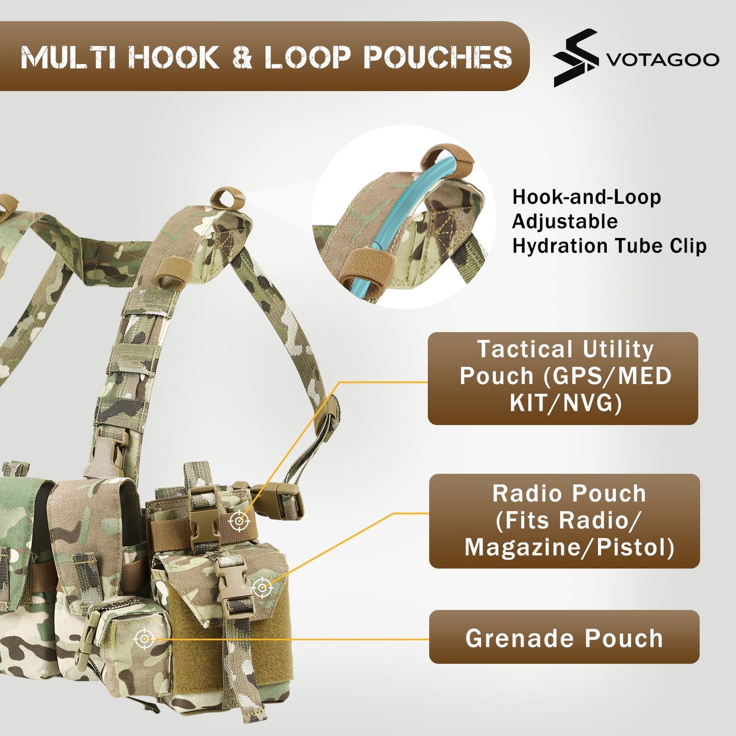 VOTAGOO® Tactical Airsoft Chest Rig