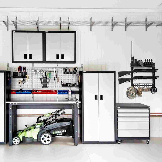 Votagoo Gun Rack for Wall, Indoor Gun Racks Wall Mount, Hang Up Gun Rack for Rifle and Pistol, Steel Airsoft Gun Holder for Shutgun and Accessories