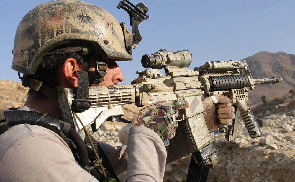 Tactical Gloves Airsoft Men Combat Working Shooting Hunting Full Finger Glove Paintball Driving Rubber Protective Gear