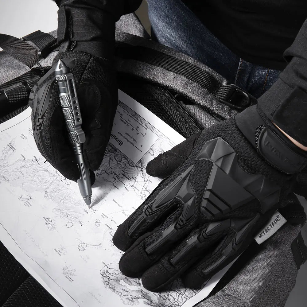 Tactical Gloves Airsoft Men Combat Working Shooting Hunting Full Finger Glove Paintball Driving Rubber Protective Gear