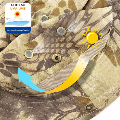 Tactical Airsoft Sniper Camouflage Bucket Boonie Hats