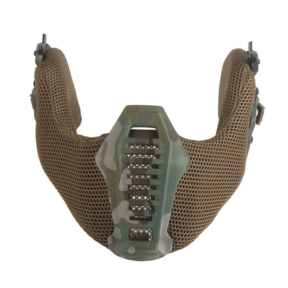 Airsoft Shooting Full Protective Helmet Set Wearing Tactical Helmet Mouth Protector Ear Protector Goggles For Special Operation