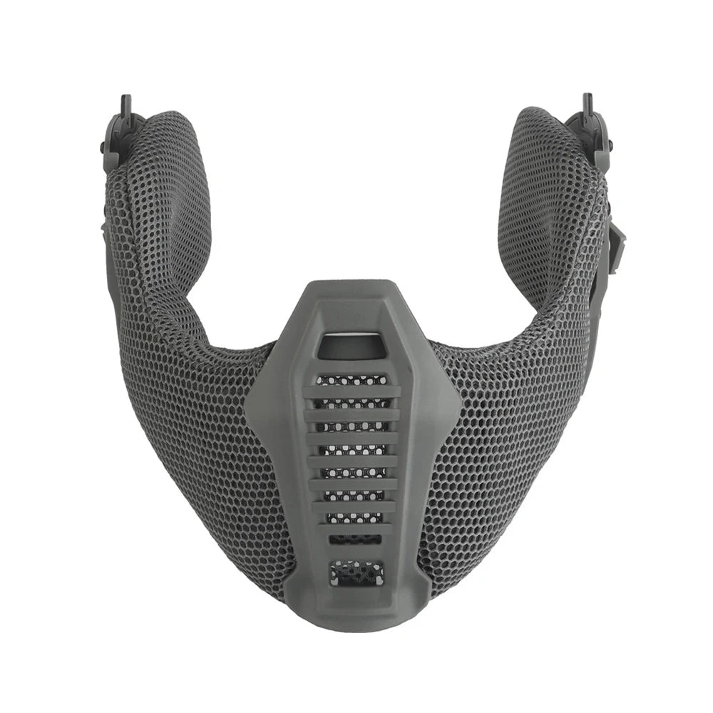 Airsoft Shooting Full Protective Helmet Set Wearing Tactical Helmet Mouth Protector Ear Protector Goggles For Special Operation