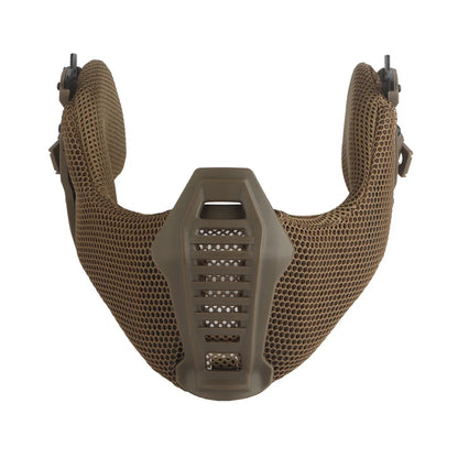 Airsoft Shooting Full Protective Helmet Set Wearing Tactical Helmet Mouth Protector Ear Protector Goggles For Special Operation