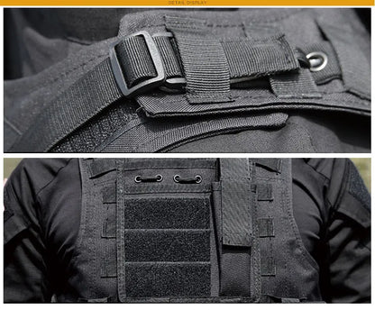 Tactical Vest CS Game Airsoft Assault Molle Vest Equipment Outdoor Clothing Hunting Camouflage Vest Combat Security Waistcoat