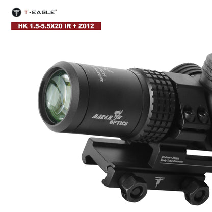 March HK 1.5-5.5x20IR Airsoft Scope - Tactical Air Rifle Optical Sight.