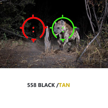 558 Red Dot Sight Holographic Sight Red Green Dot Reflex Sight with Picatinny 20mm Quick Release Mount
