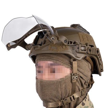 Airsoft Shooting Full Protective Helmet Set Wearing Tactical Helmet Mouth Protector Ear Protector Goggles For Special Operation