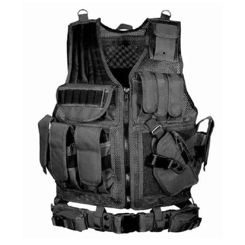 Tactical Vest for Hunting Multi-Pocket Swat Army Tactical uniform Body Armor Vests CS Game Airsoft Training Jacket