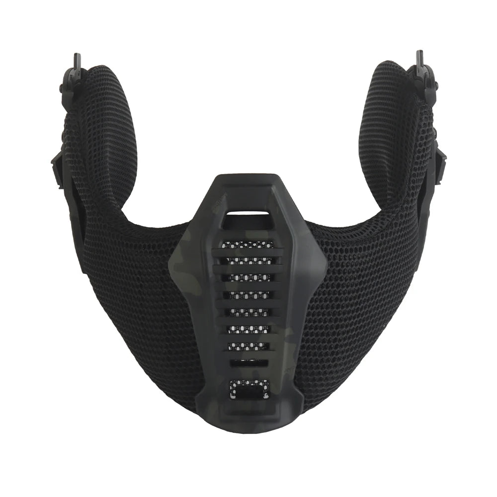 Airsoft Shooting Full Protective Helmet Set Wearing Tactical Helmet Mouth Protector Ear Protector Goggles For Special Operation