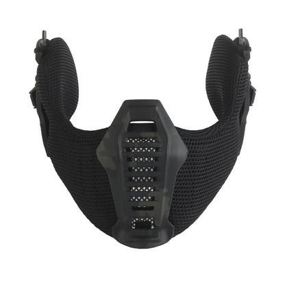Airsoft Shooting Full Protective Helmet Set Wearing Tactical Helmet Mouth Protector Ear Protector Goggles For Special Operation