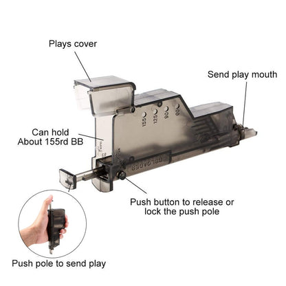 Airsoft Plastic BB Speed Loader